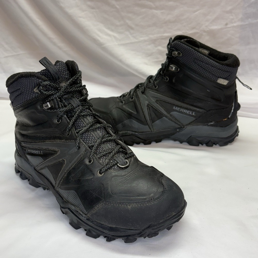 Merrell Mens Capra Glacial Ice+ Mid Boots Hiking Winter Snow Size 9